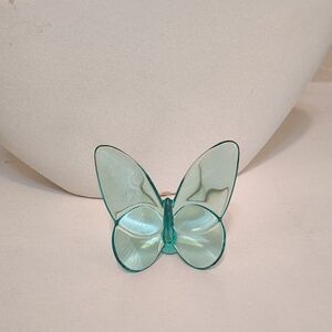Baccarat Turquoise Aqua 🦋 Lucky Butterfly